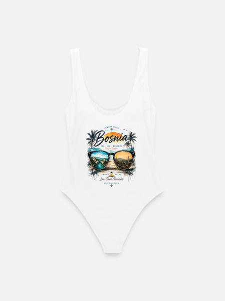 Bosnia Sunglasses Tour - Women's Swimsuit - white