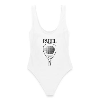 Raquettes de padel - Maillot de bain femme - blanc - Dos - AI Model Female 172 dark (172cm)