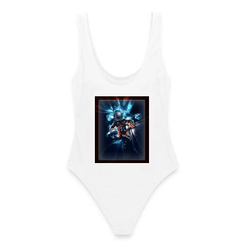 Astronaute - Maillot de bain femme - blanc - Dos - AI Model Female 172 dark (172cm)