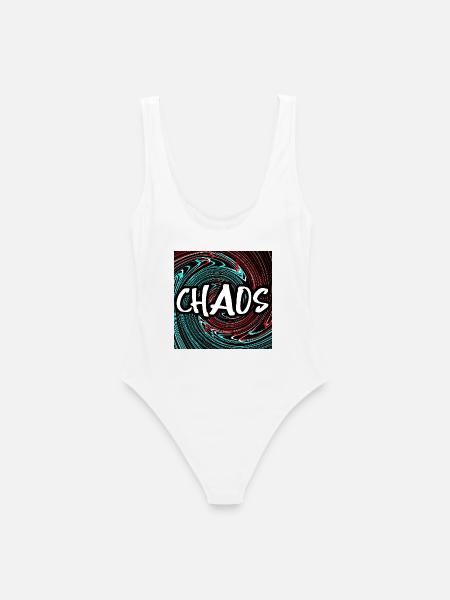 CHAOS - Frauen Badeanzug - Weiß