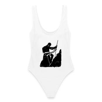 Via Ferrata Adventure – Via Ferrata Design - Maillot de bain femme - blanc - Dos - AI Model Female 172 dark (172cm)