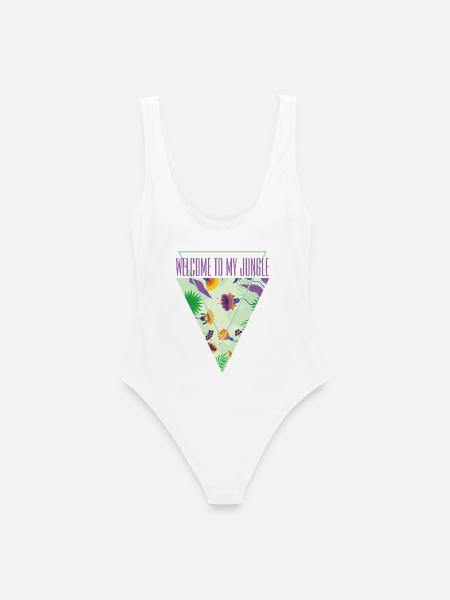 Welcome to the jungle - Women's Swimsuit - white