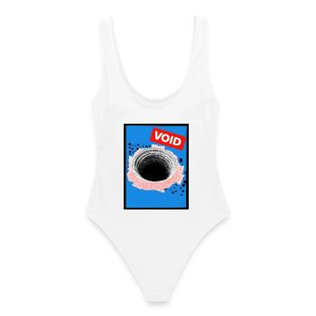 void - Women's Swimsuit - white - Back - AI Model Female 172 dark (172cm)
