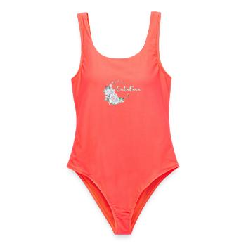 Pour Catalina - Maillot de bain femme - corail - Devant - AI Model Female 172 light (172cm)