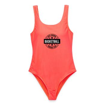 Basket Ball / Basketball / Basktet-Ball / Sport - Maillot de bain femme - corail - Devant - AI Model Female 172 light (172cm)