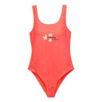 Printemps dans le ventre - Maillot de bain femme - corail - Devant - AI Model Female 172 light (172cm)