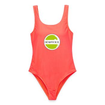 Désinvolte  - Maillot de bain femme - corail - Devant - AI Model Female 172 light (172cm)