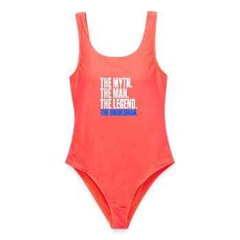 The Myth The Man The Legend The Bridesman - Women's Swimsuit - coral - Front - AI Model Female 172 light (172cm)