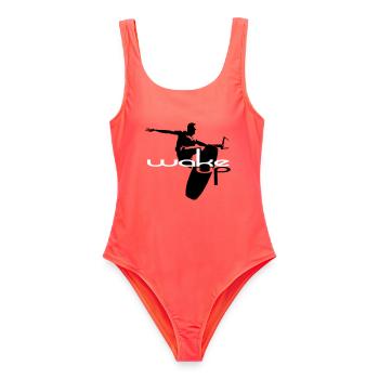 Wakeboard wake up wakeboard - Maillot de bain femme - corail - Devant - AI Model Female 172 light (172cm)