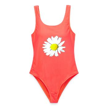 Fleur - Marguerite - Maillot de bain femme - corail - Devant - AI Model Female 172 light (172cm)
