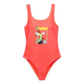 Naples Street culture - Maillot de bain femme - corail - Devant - AI Model Female 172 light (172cm)