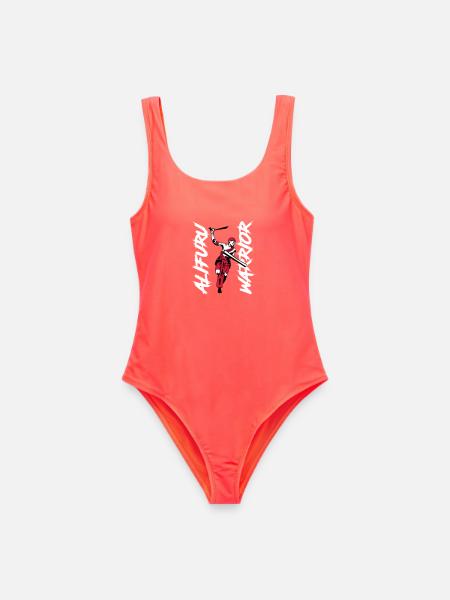 Alifuru Warrior Man - Women's Swimsuit - coral