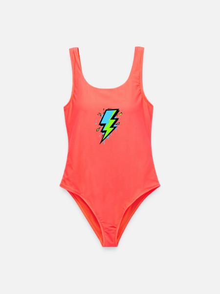 Ray of Modern Electricity - Women's Swimsuit - coral