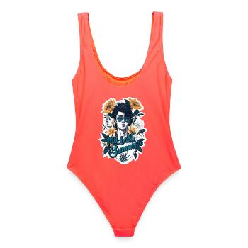 My best summer - Maillot de bain femme - corail - Dos - AI Model Female 172 light (172cm)
