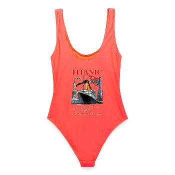 TITANIC liner creation Louis RUNEMBERG © Adagp - Women's Swimsuit - coral - Back - AI Model Female 172 light (172cm)