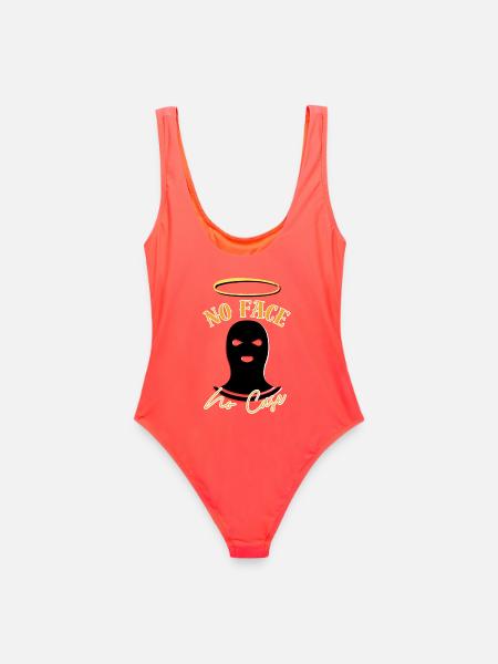 No face no case - Women's Swimsuit - coral