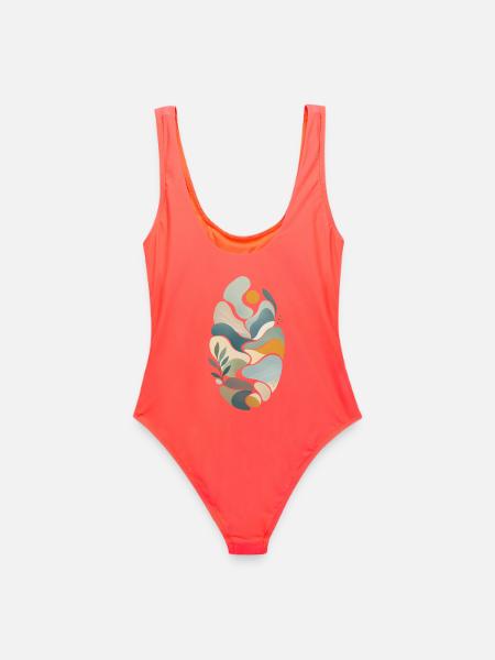 Golden Horizon - Women's Swimsuit - coral