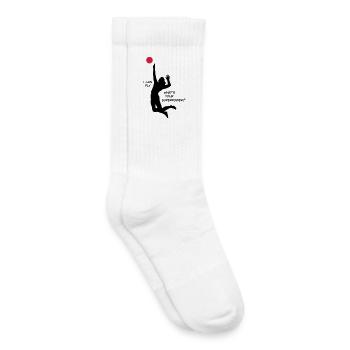 6061912 126238460 Volleyball - Kids Tennis Socks - white - Right
