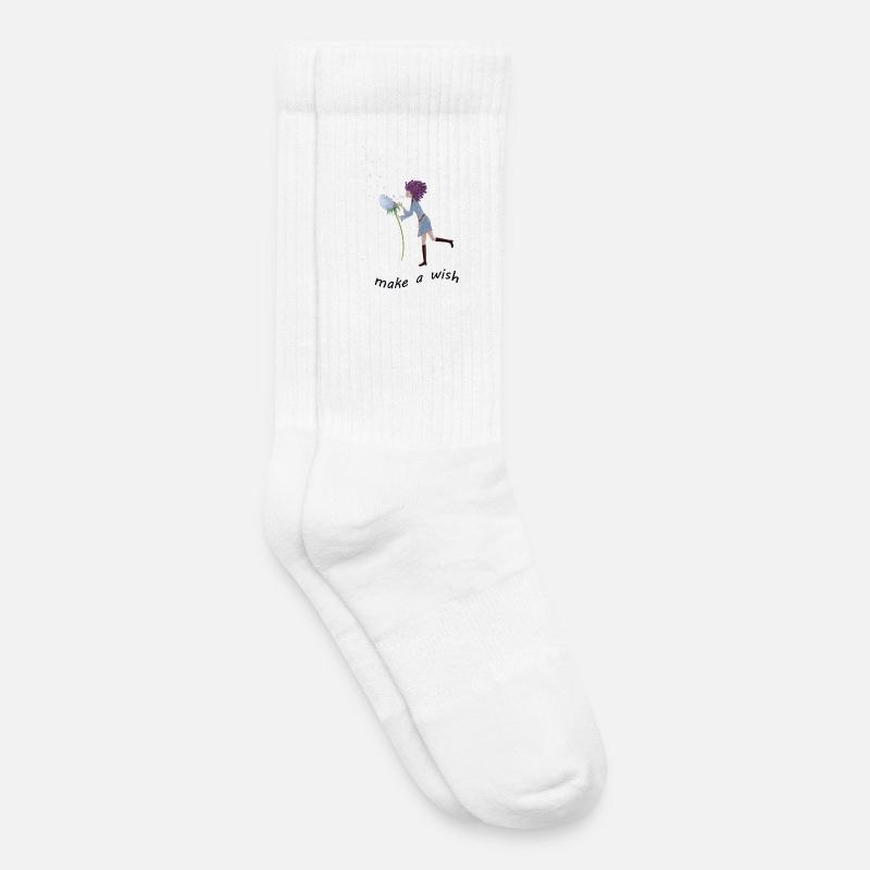 Wünsch Dir was ,glaube daran das es sich erfüllt - Kinder Tennissocken - Weiß