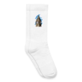 Big Ben - Chaussettes de tennis bio enfant - blanc - Droite