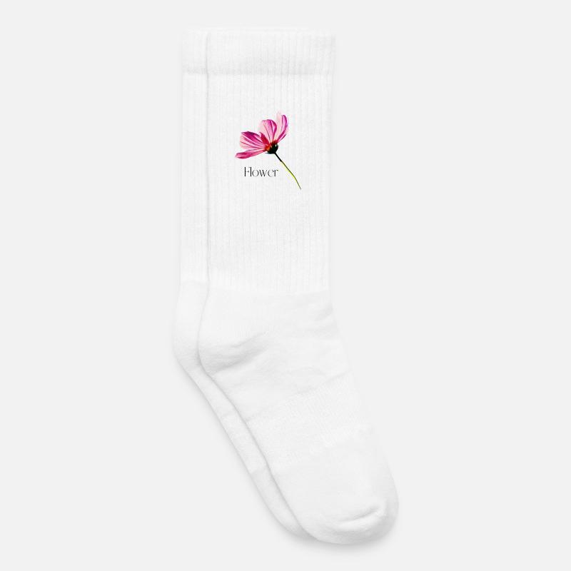 Blume - Kinder Tennissocken - Weiß