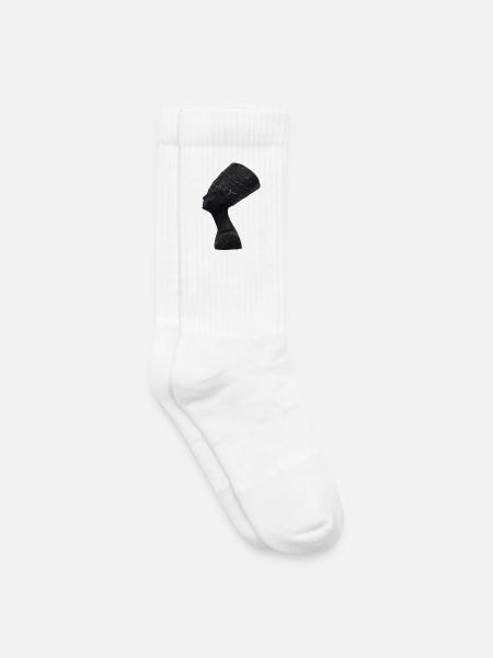Nofretete - Kinder Tennissocken - Weiß