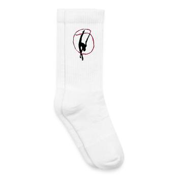 Gymnastique rythmique - Chaussettes de tennis bio enfant - blanc - Droite