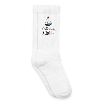 Erstklässler ahoi - Kinder Tennissocken - Weiß - Rechts