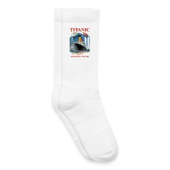 TITANIC SPIRIT CREATION Louis RUNEMBERG © Adagp - Kinder Tennissocken - Weiß - Rechts