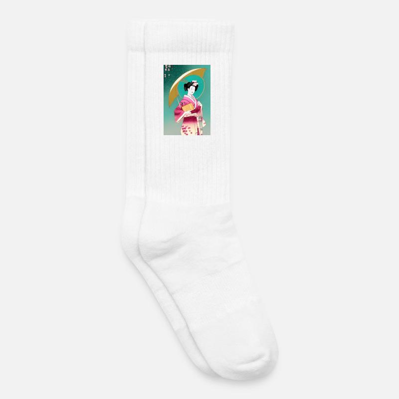 Geisha 2 - Kinder Tennissocken - Weiß