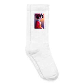 Geisha 8 - Kinder Tennissocken - Weiß - Rechts