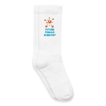 Future Female Scientist - Kids Tennis Socks - white - Right