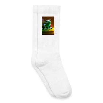 Frog - Kids Tennis Socks - white - Right