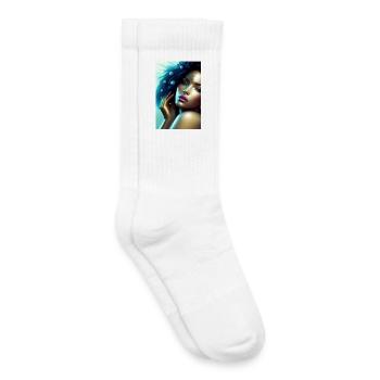 Beauté - Chaussettes de tennis bio enfant - blanc - Droite