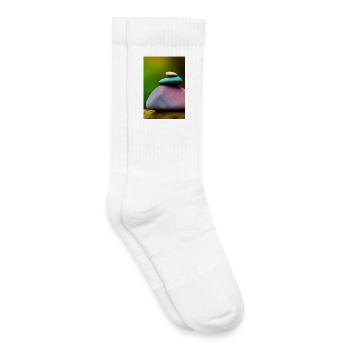Bunte Steine - Kinder Tennissocken - Weiß - Rechts