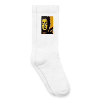 Goldener Buddha - Kinder Tennissocken - Weiß - Rechts