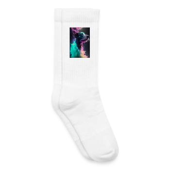 Cute dog - Kids Tennis Socks - white - Right
