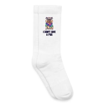 Pets Dog Cuddly Toy Favorite Animal Statement - Kids Tennis Socks - white - Right