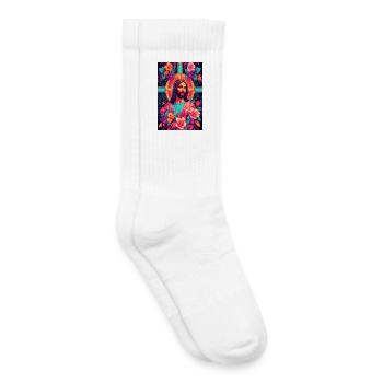 Jesus Christ - Kids Tennis Socks - white - Right
