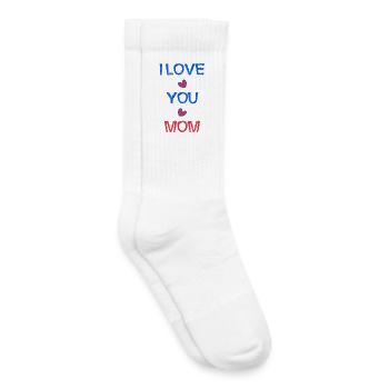 WEIHNACHTEN. JAHR. JAHRESTAG. RUHESTAND. PAPA. MAMAM. - Kinder Tennissocken - Weiß - Rechts