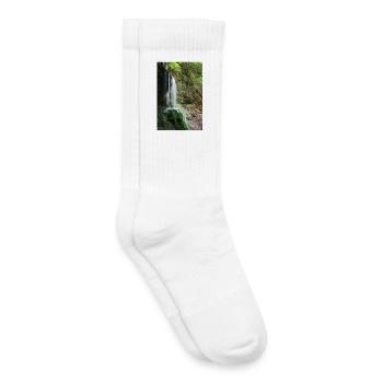 MOOSWASSERFALL HÖRSCHBACH BEI MURRHARDT - Kinder Tennissocken - Weiß - Rechts