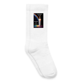 A candle for all pets in heaven - Kids Tennis Socks - white - Right