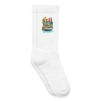 New York City - Kinder Tennissocken - Weiß - Rechts