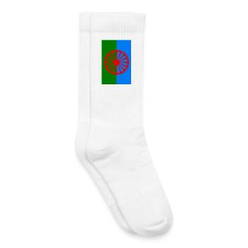 115552801 179234121 Roma-Flagge 2 - Kinder Tennissocken - Weiß - Rechts