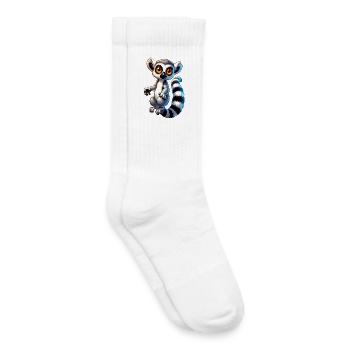 Lemur - Kids Tennis Socks - white - Right