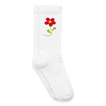 Cadeau pour la fête des mères : Idée de cadeau pour la fête des mères - Chaussettes de tennis bio enfant - blanc - Droite