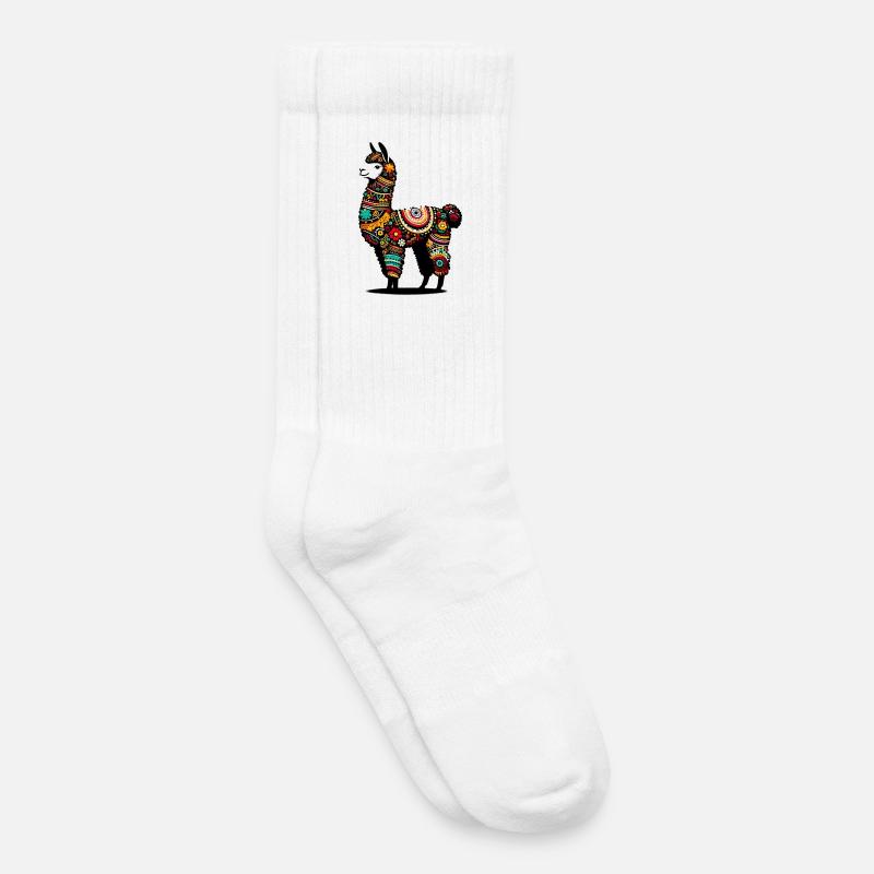Alpaka - Kinder Tennissocken - Weiß