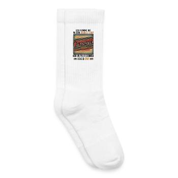 Grandma – Professionelle Mama & Oma - Kinder Tennissocken - Weiß - Rechts