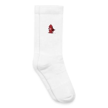 Hydrant Hero in Training - Kids Tennis Socks - white - Right