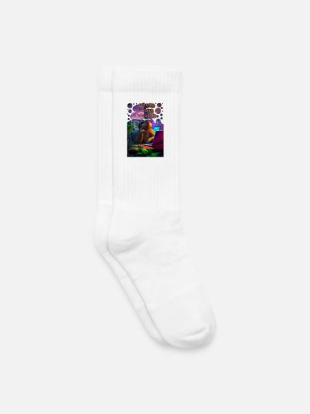And today I risk a look sloth in the office - Kids Tennis Socks - white